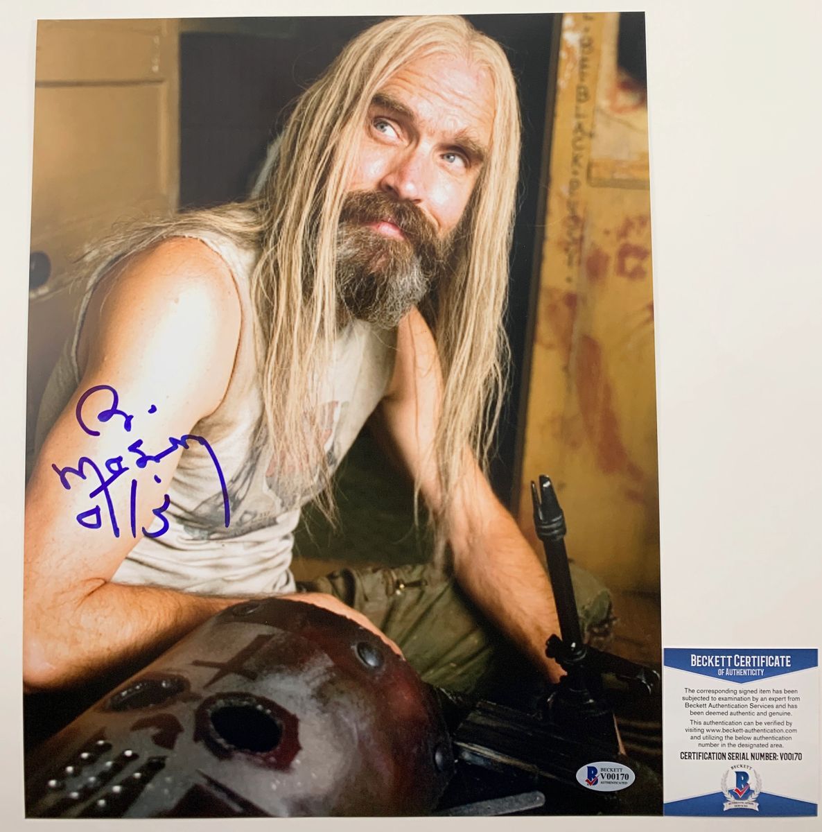 Bill Moseley Signed The Devil's Rejects 11x14 Photo A Autograph Otis BAS COA
