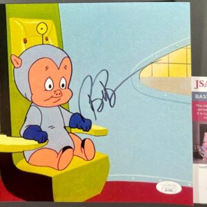 Bob Bergen Signed Duck Dodgers 8x10 Photo B Autograph Space Cadet JSA COA