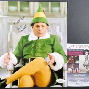 Bob Newhart Autographed Elf "Papa Elf" 8x10 Photo B Signed JSA COA