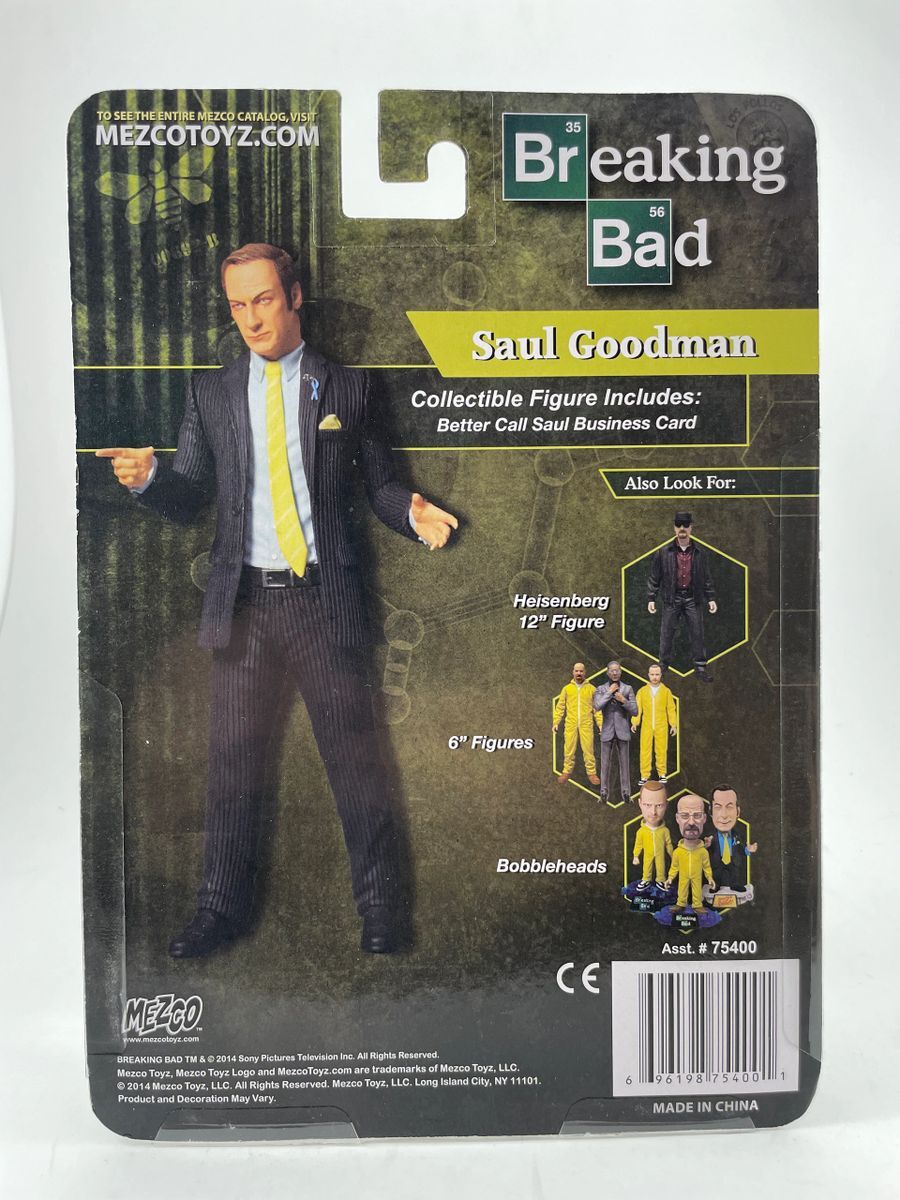 Bob Odenkirk Signed Breaking Bad Saul Goodman Mezco Figure Autograph BAS COA - Image 3