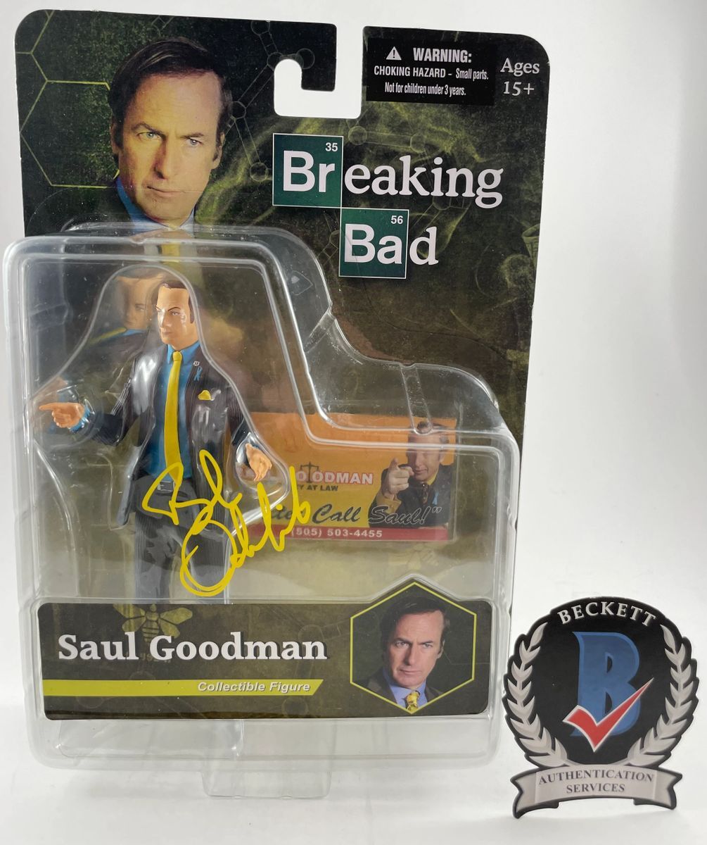 Bob Odenkirk Signed Breaking Bad Saul Goodman Mezco Figure Autograph BAS COA