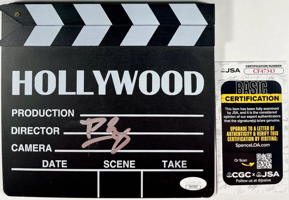Bridesmaids Director Paul Feig Signed Clapperboard Authentic Autograph JSA COA