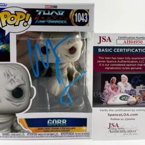 Christian Bale Signed Marvel Thor Love & Thunder Gorr Funko POP! JSA COA