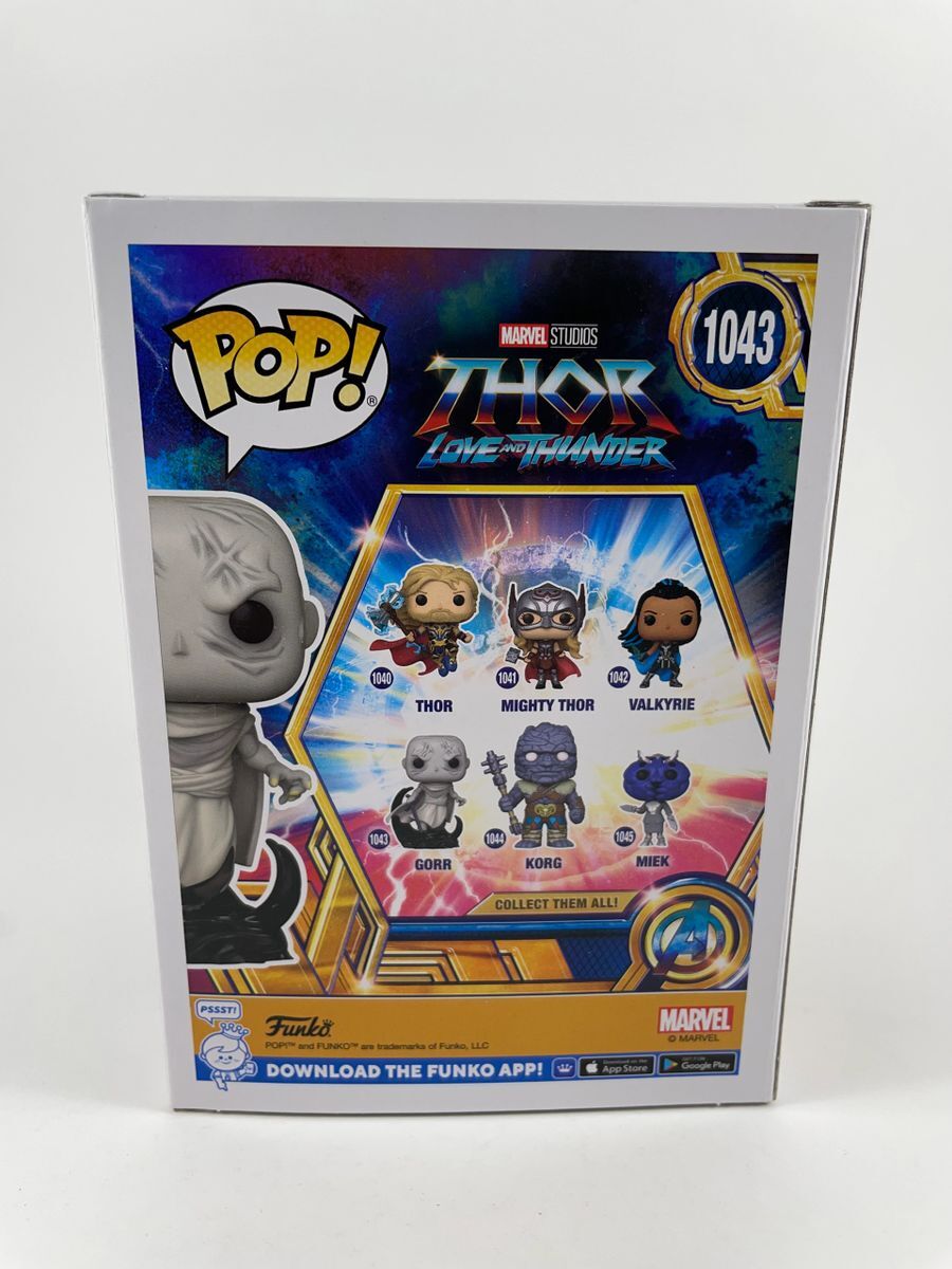 Christian Bale Signed Marvel Thor Love & Thunder Gorr Funko POP! JSA COA - Image 4