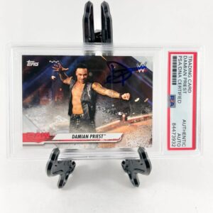 Damian Priest Signed 2021 Topps WWE NXT Alumni Trading Card PSA DNA Slabbed