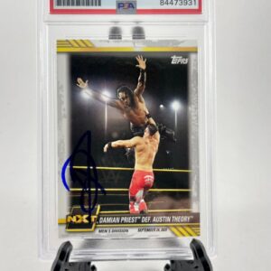 Damian Priest Signed 2021 Topps WWE NXT Trading Card #69 PSA DNA Slabbed