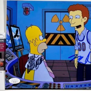 Dan Castellaneta & Michael Rapaport Signed The Simpsons 8x10 Photo C JSA COA