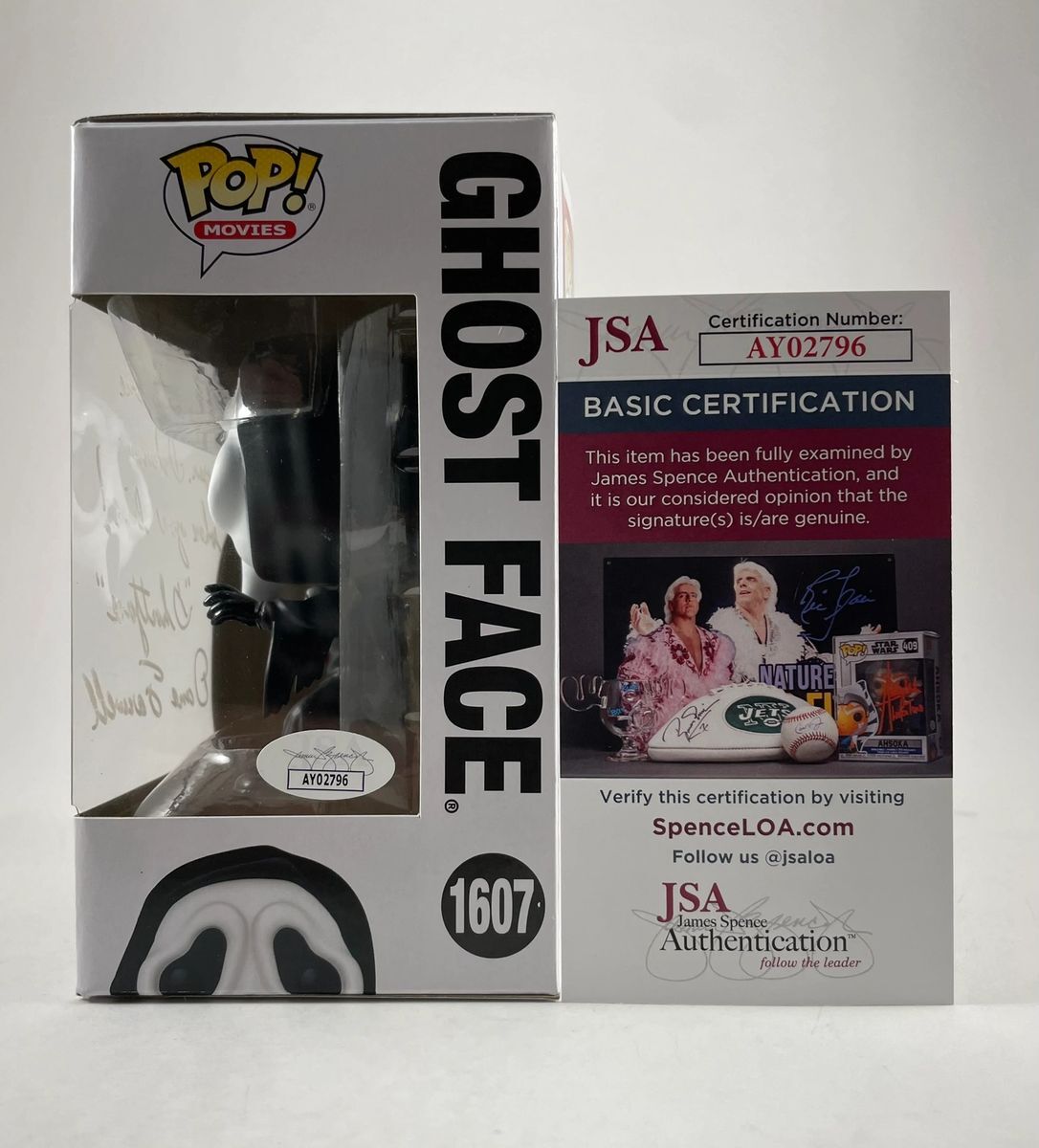 Dane Farwell Signed SCREAM Ghost Face Funko POP! Vinyl A Autograph JSA COA - Image 2