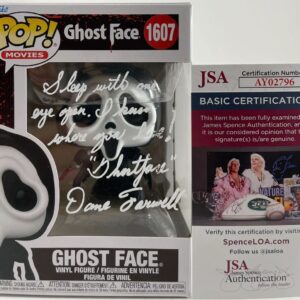 Dane Farwell Signed SCREAM Ghost Face Funko POP! Vinyl A Autograph JSA COA