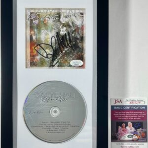 Daryl Hall Signed Before After CD Booklet Framed Matted Display Auto JSA COA