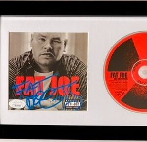 Fat Joe Signed All Or Nothing CD Booklet & CD Framed Display Autograph JSA COA