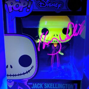 Henry Selick Signed Disney NBC Jack Skellington Black Light Funko POP! JSA COA