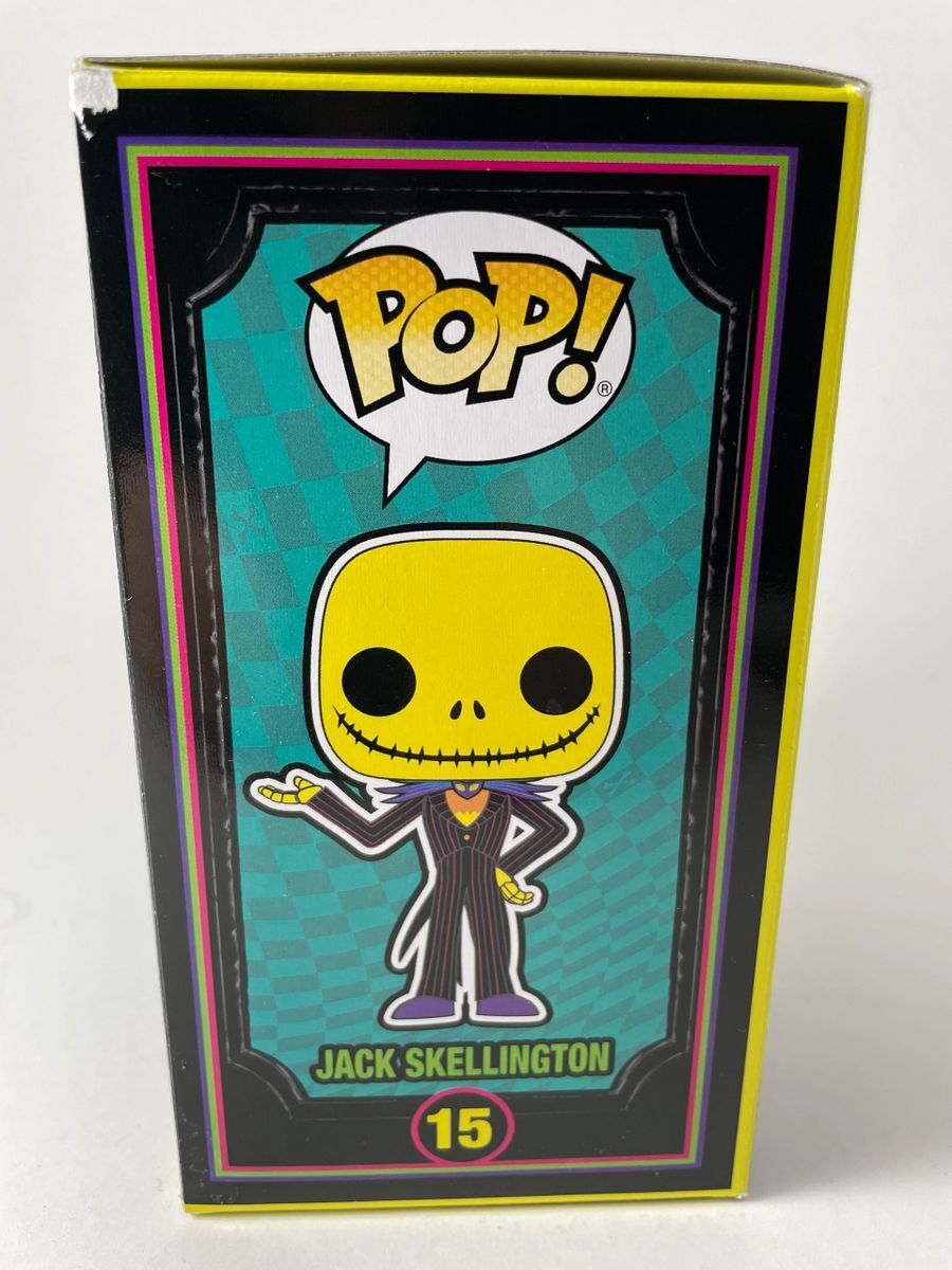 Henry Selick Signed Disney NBC Jack Skellington Black Light Funko POP! JSA COA - Image 5