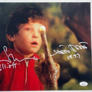Henry Thomas & Matthew DeMeritt Signed E.T. 11x14 Photo D Autograph JSA COA