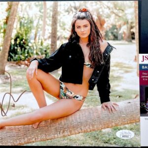 Hunter Deno Signed Power Rangers Dino Fury Pink 8x10 Photo A Autograph JSA COA