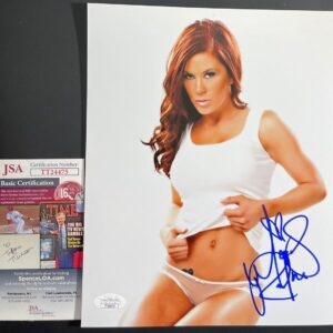 IMPACT Wrestling Knockout Madison Rayne Signed 8x10 Photo G Autograph JSA COA