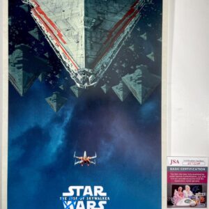 J.J. Abrams Signed Star Wars EP IX The Rise Of Skywalker 11x17 Poster JSA COA