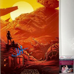 J.J. Abrams Signed Star Wars The Force Awakens 11x17 Poster Autograph JSA COA