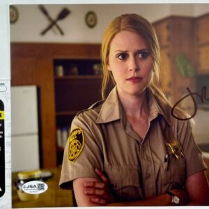 Janet Varney Signed Stan Against Evil 8x10 Photo Authentic Autograph JSA COA