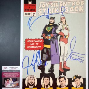 Jay & Silent Bob Strike Back Triple Signed 11x17 Poster A Kevin Smith JSA COA
