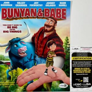 Jeff Foxworthy Signed Bunyan & Babe 8x10 Mini Movie Poster Autograph JSA COA