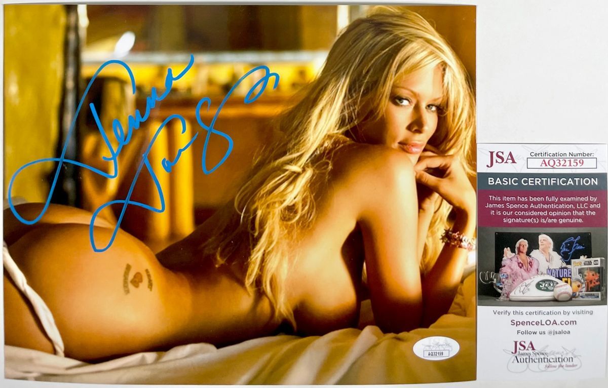 Jenna Jameson Signed Playboy Cover Girl 8x10 Photo H Autograph JSA COA
