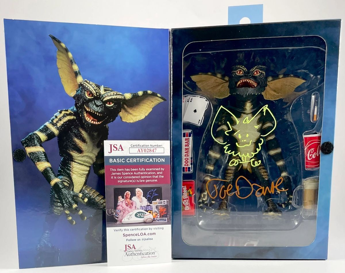 Joe Dante Signed Gremlins Ultimate Gremlin NECA Figure Autograph JSA COA