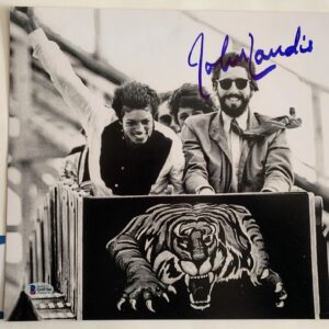 John Landis Signed Michael Jackson's Thriller Music Video 11x14 Photo B BAS COA