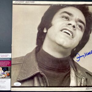 Johnny Mathis Signed Mathis Is... Vinyl Record LP Autograph Columbia JSA COA
