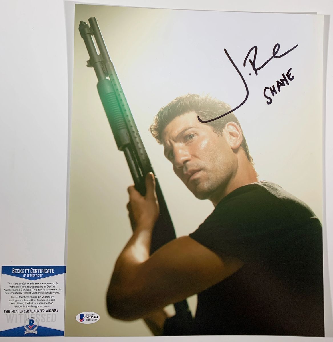 Jon Bernthal Signed The Walking Dead 11x14 Photo A Autograph BAS COA