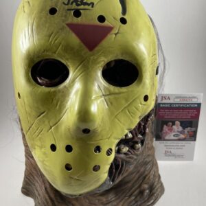 Kane Hodder Signed Friday The 13th Jason Voorhees Full Mask Autograph JSA COA