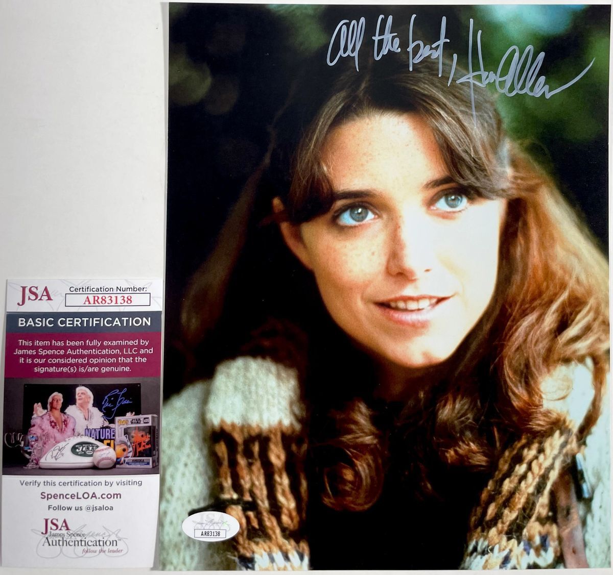 Karen Allen Signed National Lampoons Animal House 8x10 Photo Autograph JSA COA