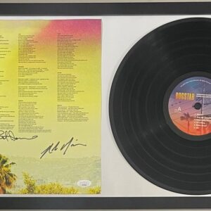 Keanu Reeves Signed Framed Dog Star Black Vinyl Record Matted Display JSA COA