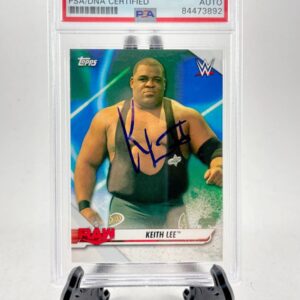 Keith Lee Signed 2021 Topps WWE NXT Alumni Trading Card PSA DNA Slabbed