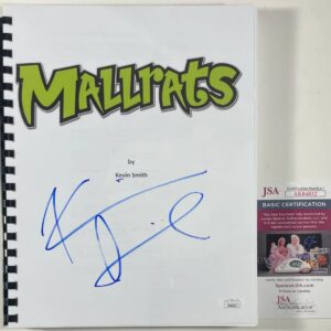 Kevin Smith Signed Mallrats Complete Movie Script Autograph Silent Bob JSA COA