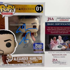 Lin-Manuel Miranda Signed Hollywood Store Exclusive Funko POP! Autograph JSA COA