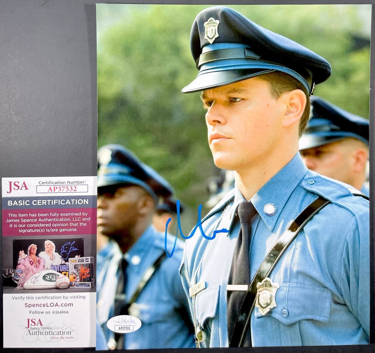 Matt Damon Signed The Departed 8x10 Photo C Autograph Colin JSA COA