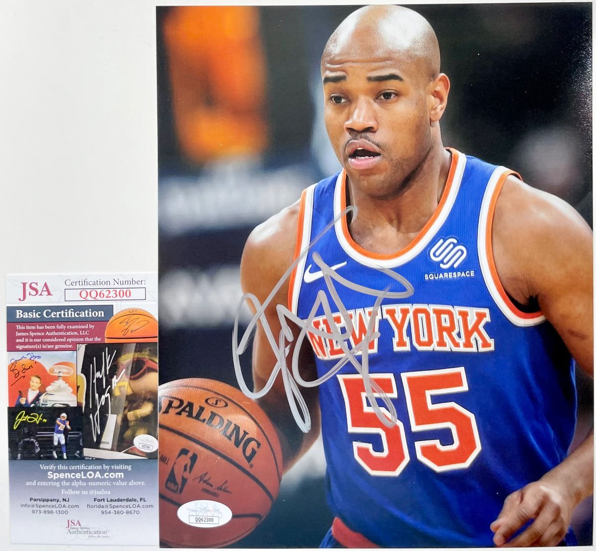 NBA Jarrett Jack Signed New York Knicks 8x10 Photo A Autograph JSA COA