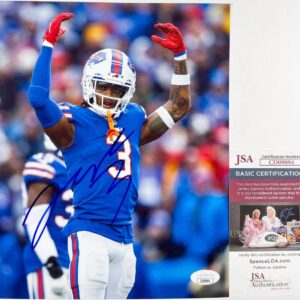 NFL Buffalo Bills Damar Hamlin Signed 8x10 Photo B Authentic Autograph JSA COA