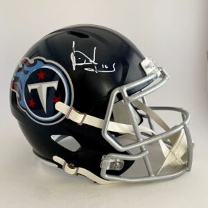 NFL Vince Young Signed Tennessee Titans Full Size Riddell Speed Helmet Tri-Star