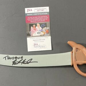 Raushan Hammond Signed 20" Pirate Sword Hook Lost Boys Thud Butt JSA COA