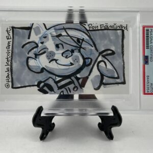 Ron Ferdinand Signed Dennis The Menace Index Card Autograph PSA DNA Slabbed