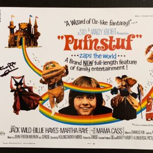 Sid Krofft Signed H.R. Pufnstuf 11x17 Movie Poster Autograph Beckett BAS COA
