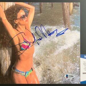 Sofia Milos Signed CSI Miami 8x10 Photo Autograph Yelina Salas Beckett BAS COA