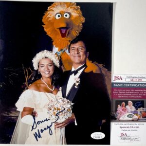 Sonia Manzano Signed Sesame Street Big Bird 8x10 Photo B Autograph JSA COA