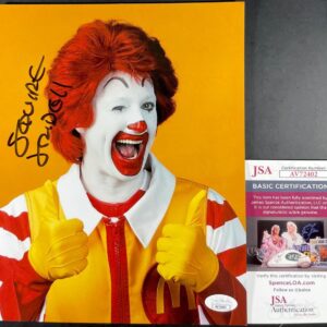 Squire Fridell Signed McDonaldLand 8x10 Photo F Ronald McDonald JSA COA