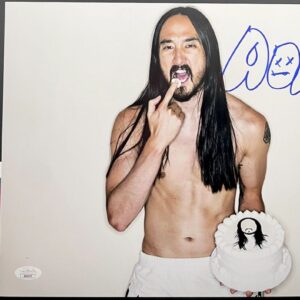 Steve Aoki Signed 11x14 Photo A Autograph DJ Musician JSA COA