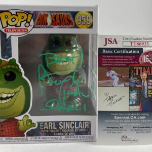 Stuart Pankin Signed Dinosaurs Earl Sinclair Funko POP! Autograph JSA COA