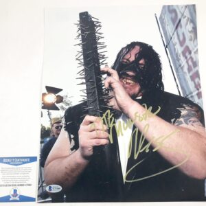 TNA Impact Wrestling The Monster Abyss Signed 11x14 Photo A Autograph BAS COA