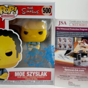 Tone Rodriguez Signed & Sketched The Simpsons Moe Szyslak Funko POP JSA COA
